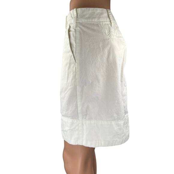 G1 Goods Paper Twill Women's White High Waist Straight Pencil Denim Jean Skirt 2 - Picture 2 of 5